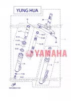 FRONT FORK 2 for Yamaha BOOSTER NAKED 2006