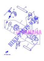 GEAR SHIFT SELECTOR DRUM / FORKS for Yamaha DT125 2008