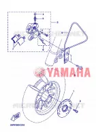 FRONT BRAKE CALIPER for Yamaha BOOSTER SPIRIT 2007