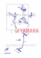 FRONT BRAKE MASTER CYLINDER for Yamaha BOOSTER SPIRIT 2007