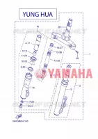FRONT FORK 2 for Yamaha BOOSTER SPIRIT 2007