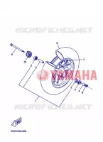 FRONT WHEEL for Yamaha BOOSTER SPIRIT 2007