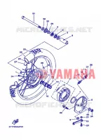 FRONT WHEEL for Yamaha DT125 2008