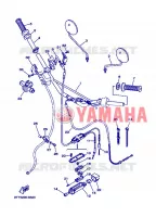 HANDLEBAR & CABLES   FOR DISC BRAKE for Yamaha DT125 2008