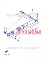 REAR SHOCK ABSORBER for Yamaha DT125 2008