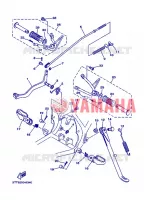 STAND / FOOTREST for Yamaha DT125 2008