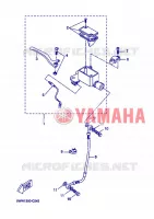 FRONT BRAKE MASTER CYLINDER for Yamaha BOOSTER SPIRIT 2008