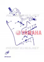 HANDLEBAR & CABLES for Yamaha BOOSTER SPIRIT 2008