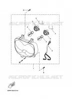 HEADLIGHT for Yamaha CW50 2010