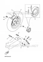 REAR WHEEL for Yamaha BOOSTER NAKED 2011