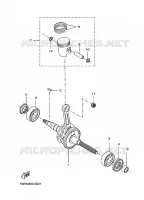 CRANKSHAFT / PISTON for Yamaha BOOSTER NAKED 2011