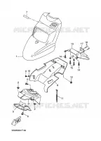 FRONT FENDER for Yamaha BOOSTER NAKED 2011