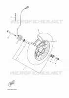 FRONT WHEEL for Yamaha BOOSTER NAKED 2011