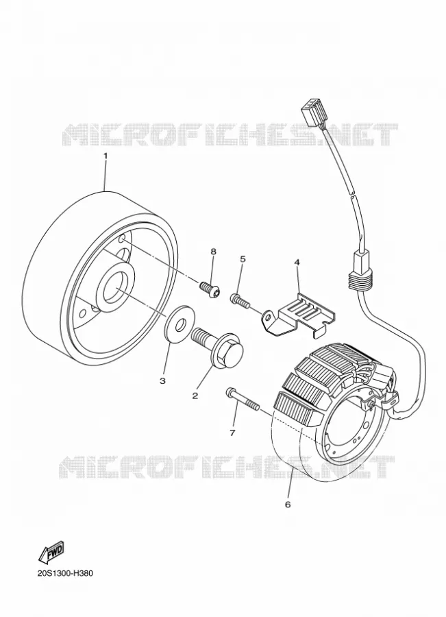 IGNITION Yamaha MOTO 600 2011 XJ6  XJ6S