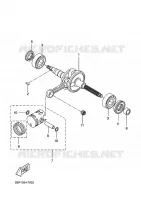 CRANKSHAFT / PISTON for Yamaha YQ50L 2011