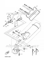 EXHAUST for Yamaha YQ50L 2011