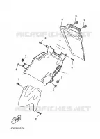 FRONT FENDER for Yamaha YQ50L 2011