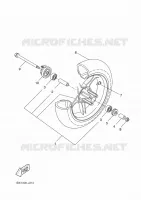 FRONT WHEEL for Yamaha YQ50L 2011