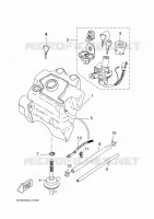 FUEL TANK for Yamaha YQ50L 2011