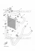 RADIATOR / HOSES for Yamaha YQ50L 2011
