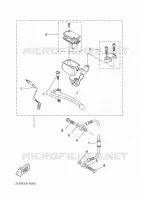 REAR BRAKE MASTER CYLINDER for Yamaha YQ50L 2011