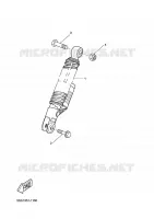 REAR SHOCK ABSORBER for Yamaha YQ50L 2011