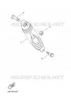 REAR SHOCK ABSORBER for Yamaha BOOSTER NAKED 2012