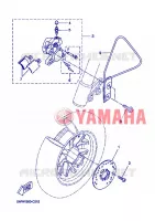 FRONT BRAKE CALIPER for Yamaha BOOSTER NAKED 2013