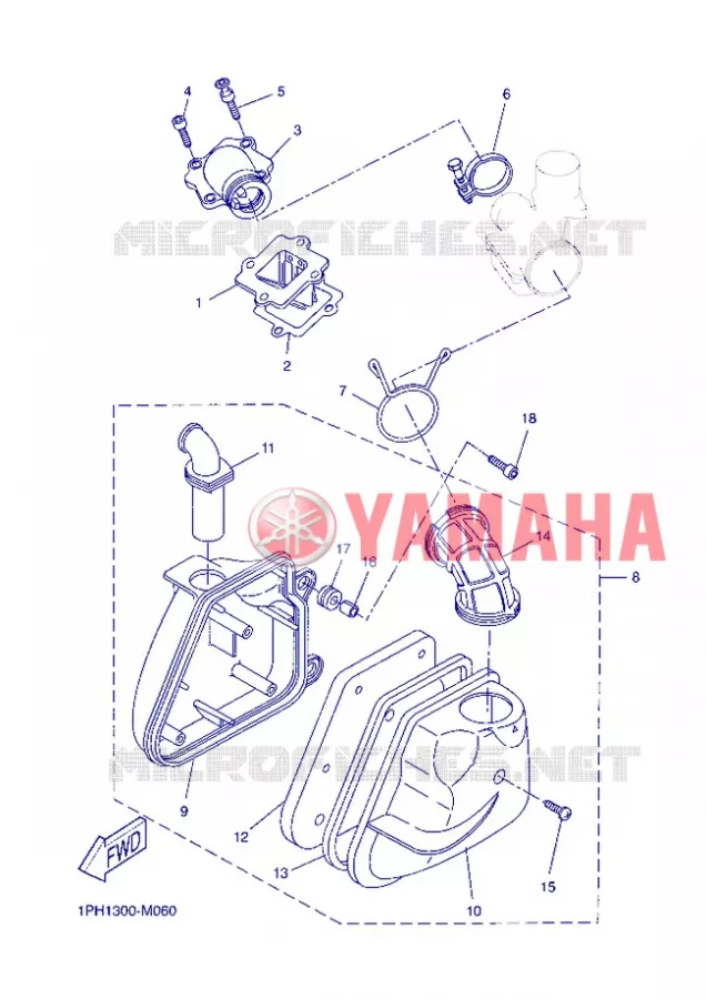 INTAKE Yamaha SCOOTER 50 2013 NITRO  NS50