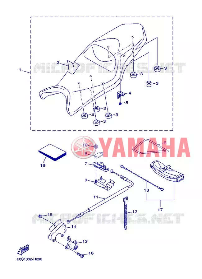 SEAT Yamaha MOTO 600 2013 XJ6  XJ6N