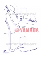 HANDLEBAR & CABLES for Yamaha XJ6N 2013