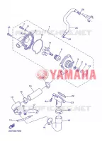 WATERPUMP / HOSES for Yamaha XJ6N 2013