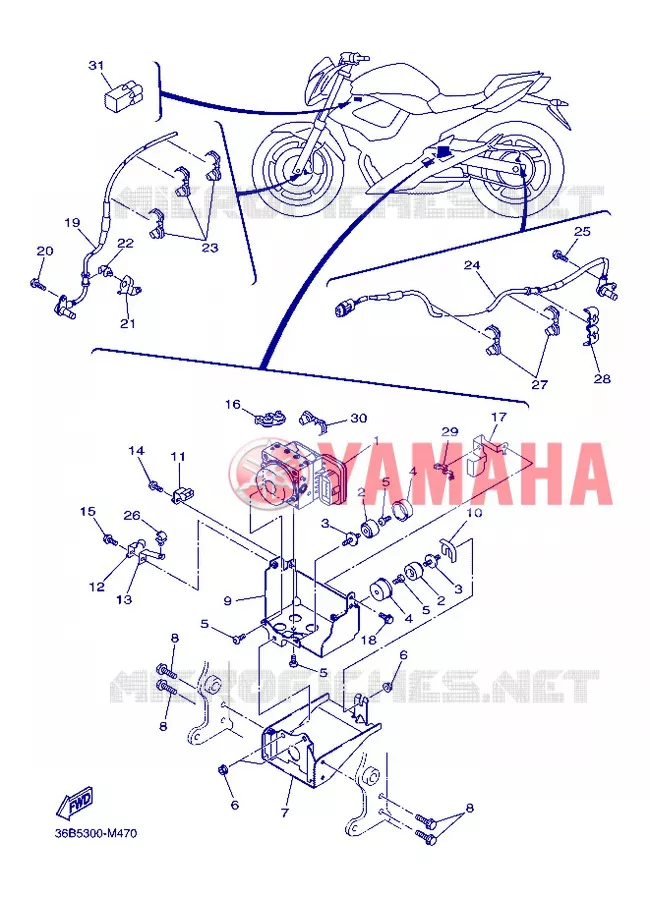 ELECTRICAL 3 Yamaha MOTO 600 2013 XJ6 ABS  XJ6NA