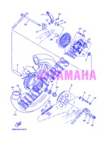 REAR WHEEL for Yamaha XTZ125E 2013