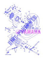 REAR WHEEL for Yamaha YBR125EGS 2013
