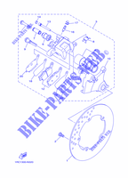 REAR BRAKE CALIPER for Yamaha MT09 2014