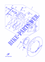 REAR BRAKE CALIPER for Yamaha MT09A 2014