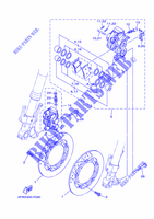 FRONT BRAKE CALIPER for Yamaha XP500A 2015
