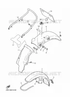 FENDER for Yamaha SR 400 2016