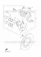 FRONT BRAKE CALIPER for Yamaha SR 400 2016