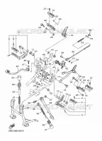STAND / FOOTREST for Yamaha SR 400 2016