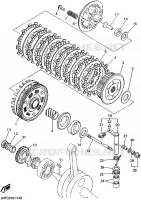 STARTER CLUTCH for Yamaha SR 400 2016