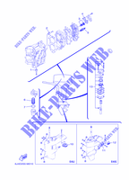 MAINTENANCE PARTS for Yamaha E40G Manual Starter, Tiller Handle, Manual Tilt, Pre-Mixing, Shaft 20