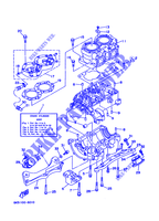 CYLINDER / CRANKCASE for Yamaha WB760W 1998
