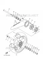 REAR WHEEL for Yamaha MT01 2006