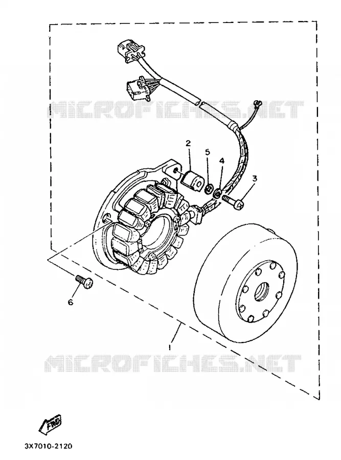 IGNITION Yamaha MOTO 500 1993 SR  SR500