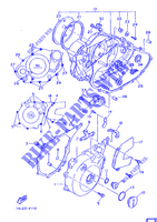 COVER   ENGINE 1 for Yamaha SRX600 1987