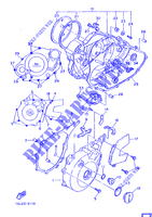 COVER   ENGINE 1 for Yamaha SRX600 1987