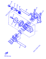 GEAR SHIFT SELECTOR DRUM / FORKS for Yamaha SRX600 1987