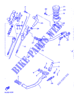 REAR BRAKE MASTER CYLINDER for Yamaha SRX600 1987